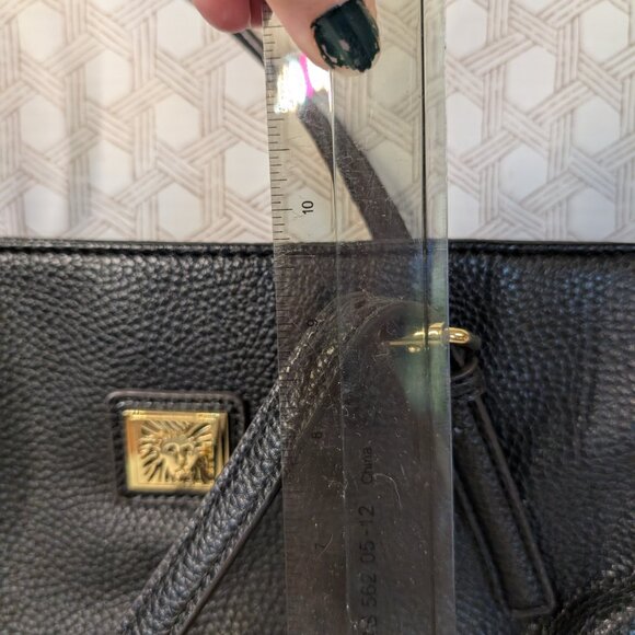 Vintage AK Anne Klein Soft Leather Black Purse - Picture 11 of 11